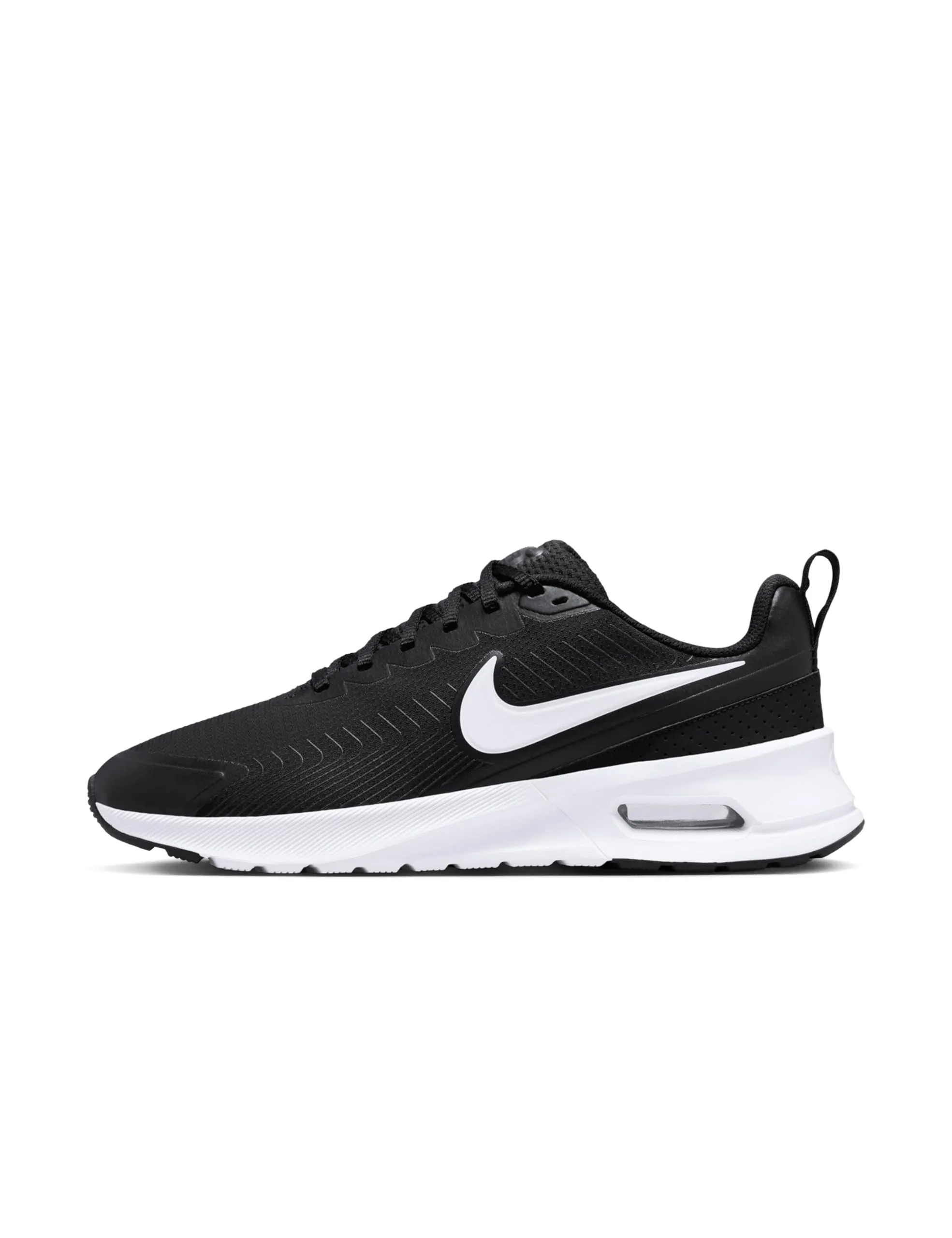 NIKE Air Max NUAXIS, Sneaker Donna, Black/White-Black-White, 43 EU