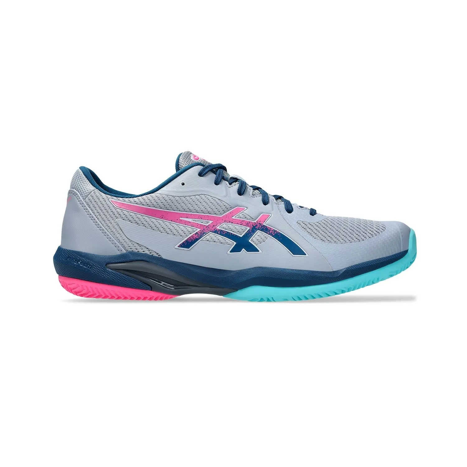 ASICS Solution Swift FF 2 Padel, Sneaker Uomo, Grigio Blu/Blu MAKO, 40 EU