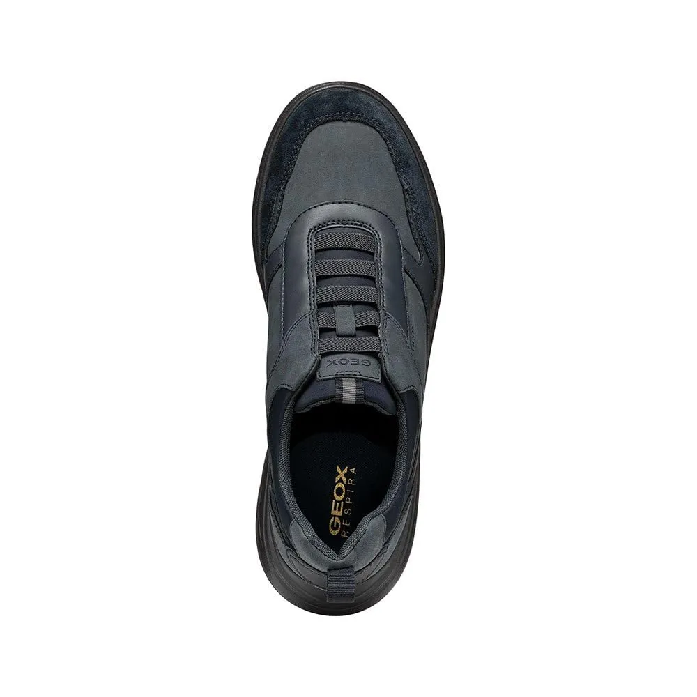Geox U Portello B, Scarpe da Ginnastica Uomo, Blu Navy, 43 EU
