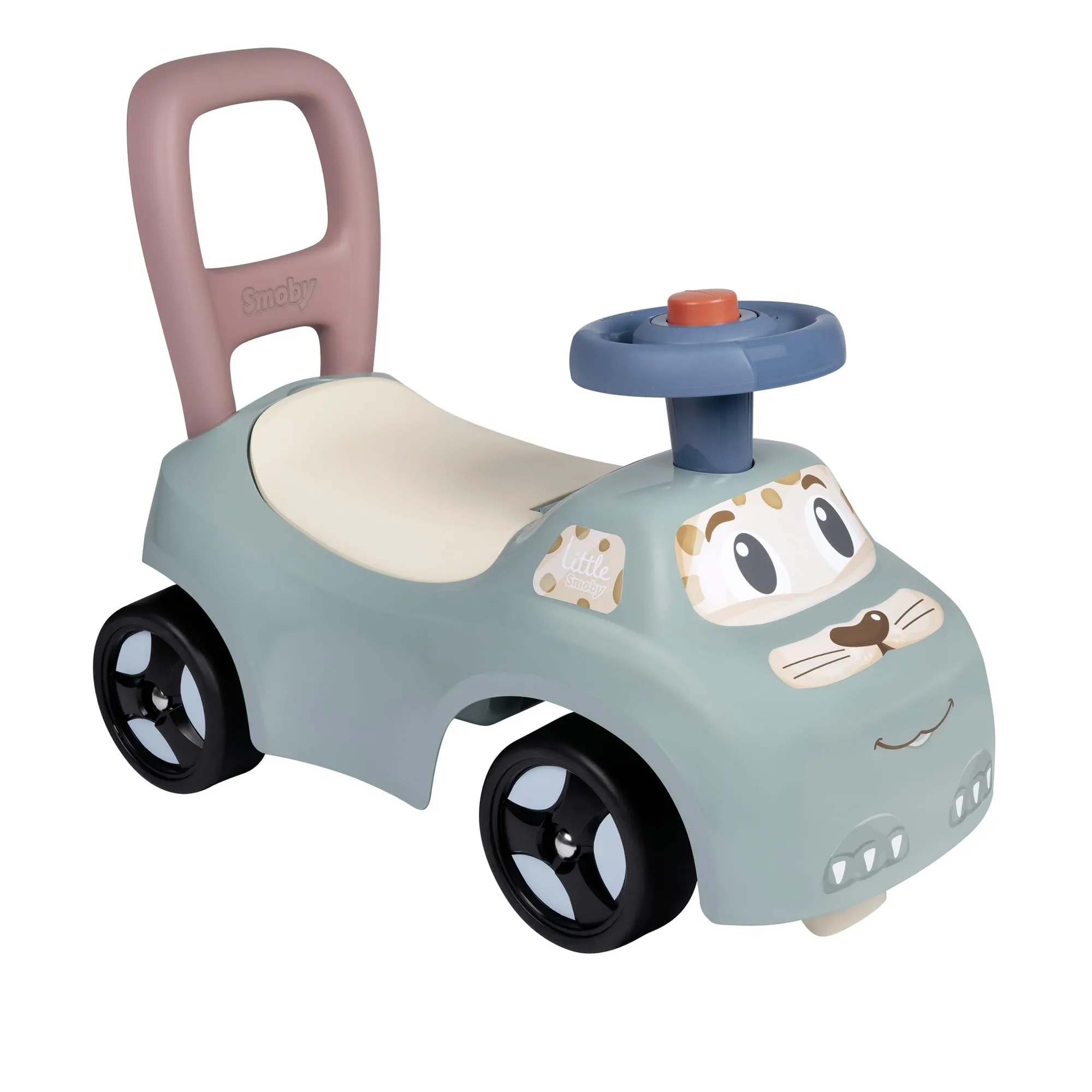 Little Smoby - Baule da auto - Scatola sottosella + sedile - Clacson - Dai 10 anni - Prodotto in Francia
