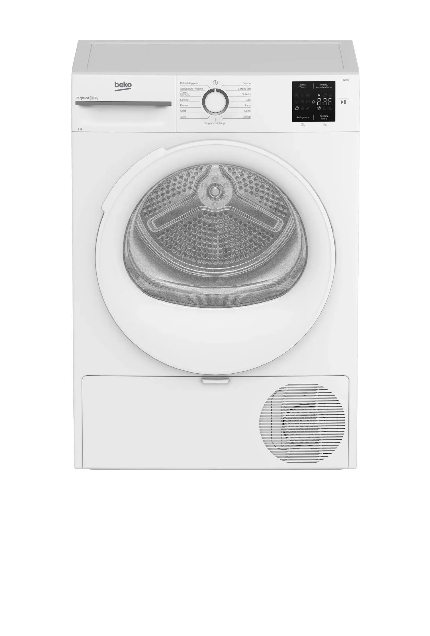 BMT491WIIT - Asciugatrice 9 Kg, con pompa di calore, libera installazione, Inverter, Classe energetica C