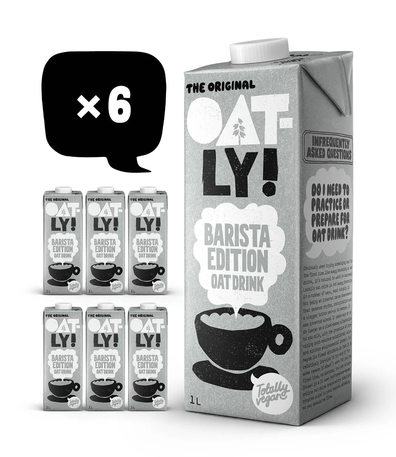 Oatly Bevanda d’Avena Edizione Barista 1L (Confezione da 6)