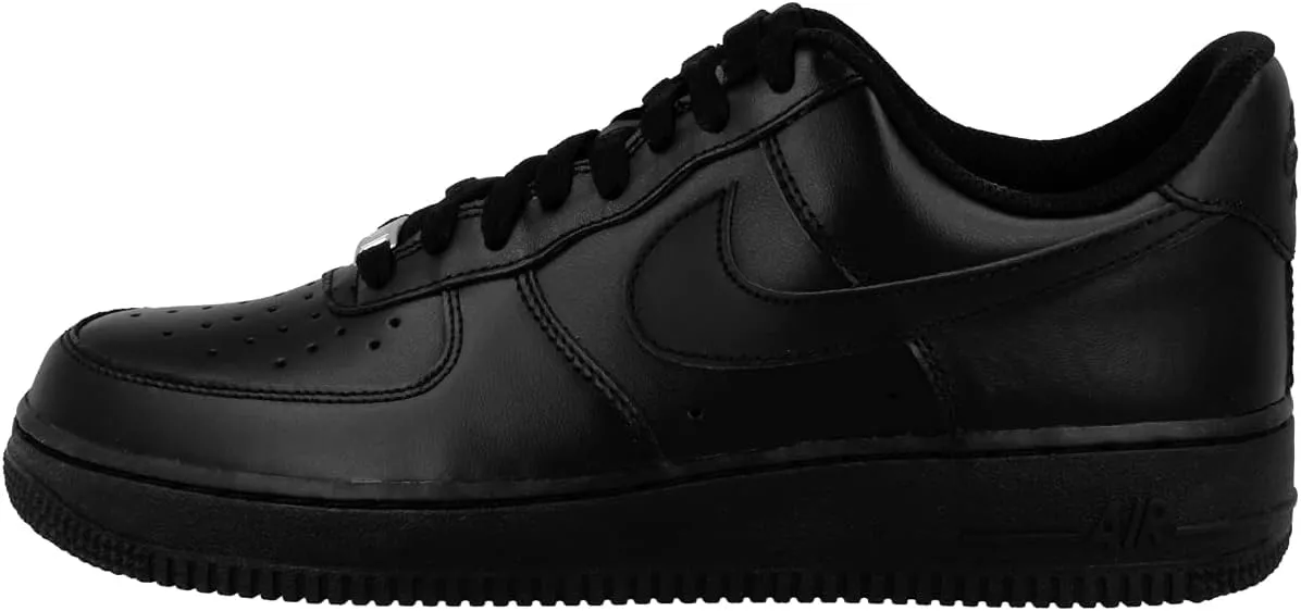 Nike Wmns Air Force 1 '07, Scarpe da Basket Donna, Full Black, 41 EU
