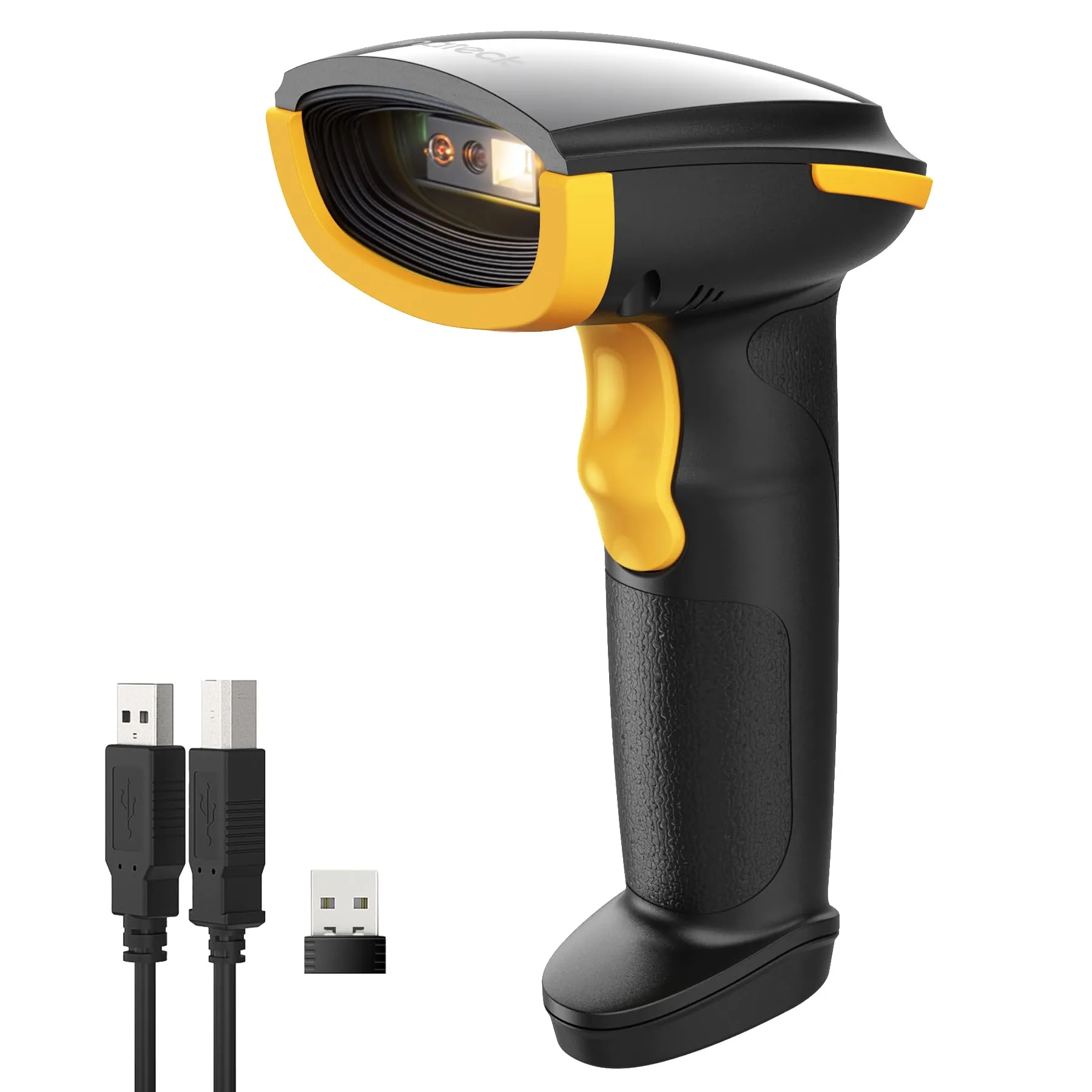Inateck Lettore di Codici a Barre 1D 2D QR, Pistola per Codici a Barre Wireless Plug and Play, 2600mAh Batteria, Barcode Scanner con APP e SDK, Compatibile con PC Computer Android iOS iPhone, BCST-23