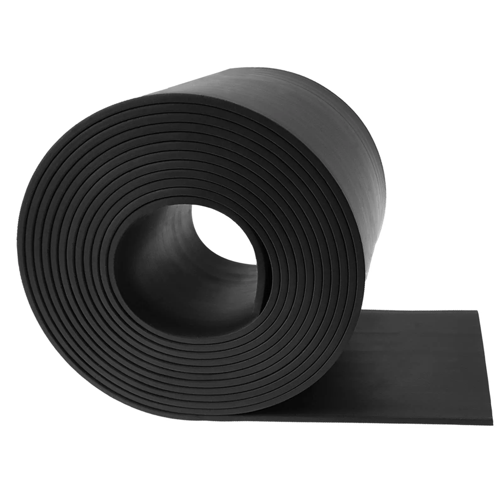 Rotolo di gomma foglio di neoprene antiscivolo tappeto neoprene antivibrazioni piastra in gomma per isolamento acustico guarnizioni (80mm×5mm×3m)