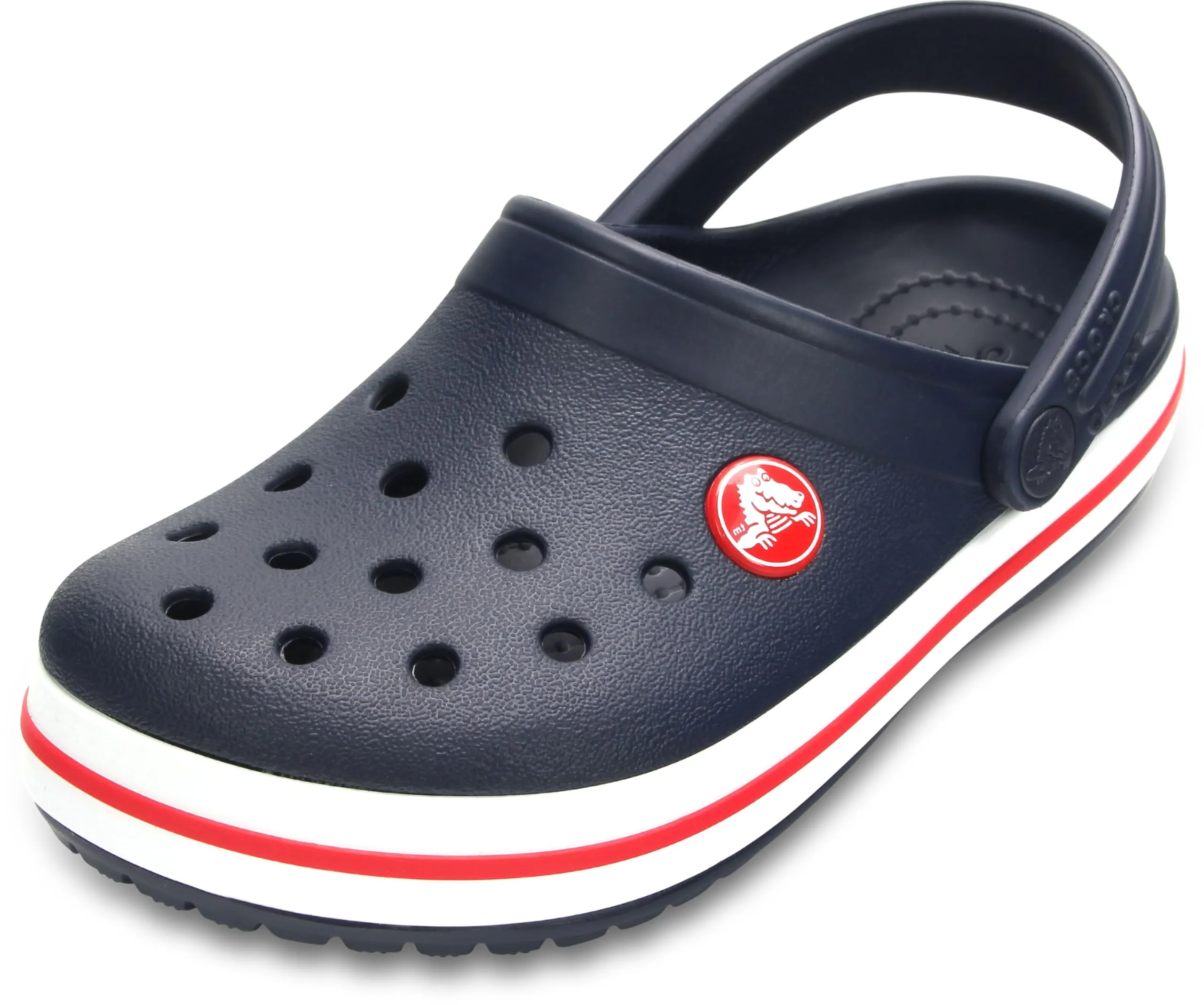 Crocs Crocband Clog T, Zoccoli Unisex - Bambini e Ragazzi, Navy Red, 27/28 EU