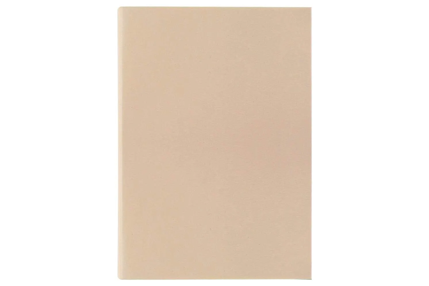 Ricambio agenda 11x17 FUSTELLATO giornaliero 2025 rivestivo in ecopelle BEIGE (carta bianca)