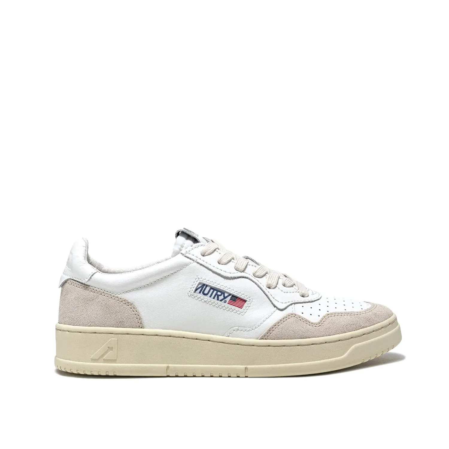AUTRY Scarpe Sneakers Unisex in Pelle e camoscio Bianco AULM LS33 (40)
