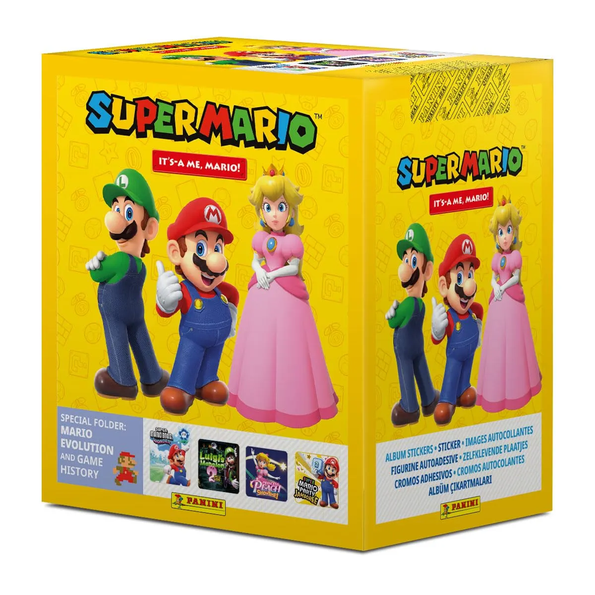 Super Mario It,s A Me, Mario! Sticker Collection Panini - Box da 36 Bustine