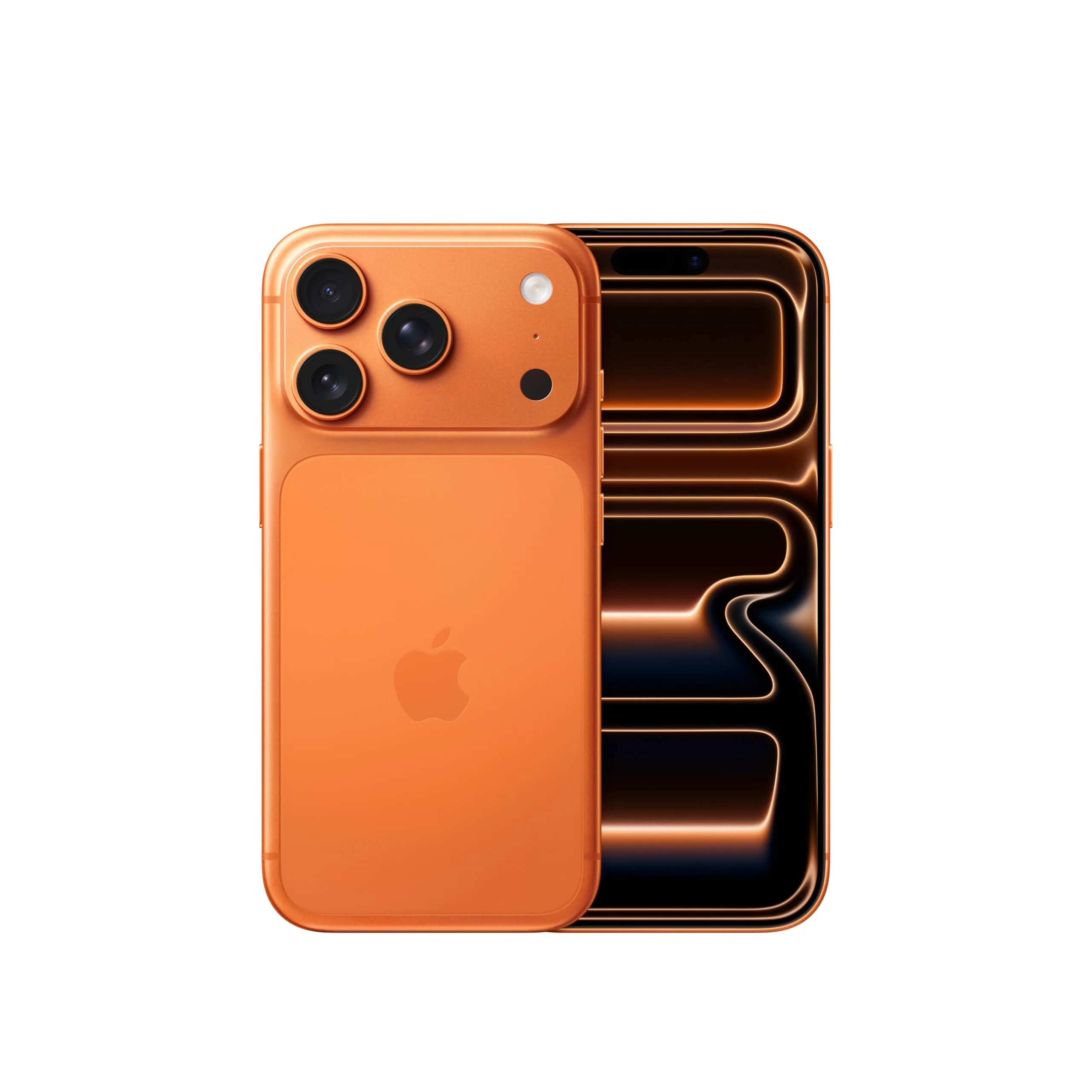 Apple iPhone 17 Pro 256 GB: display 6,3", ProMotion fino a 120Hz, chip A19 Pro, autonomia senza precedenti, sistema di fotocamere Pro Fusion con fotocamera frontale Center Stage; Arancione cosmico