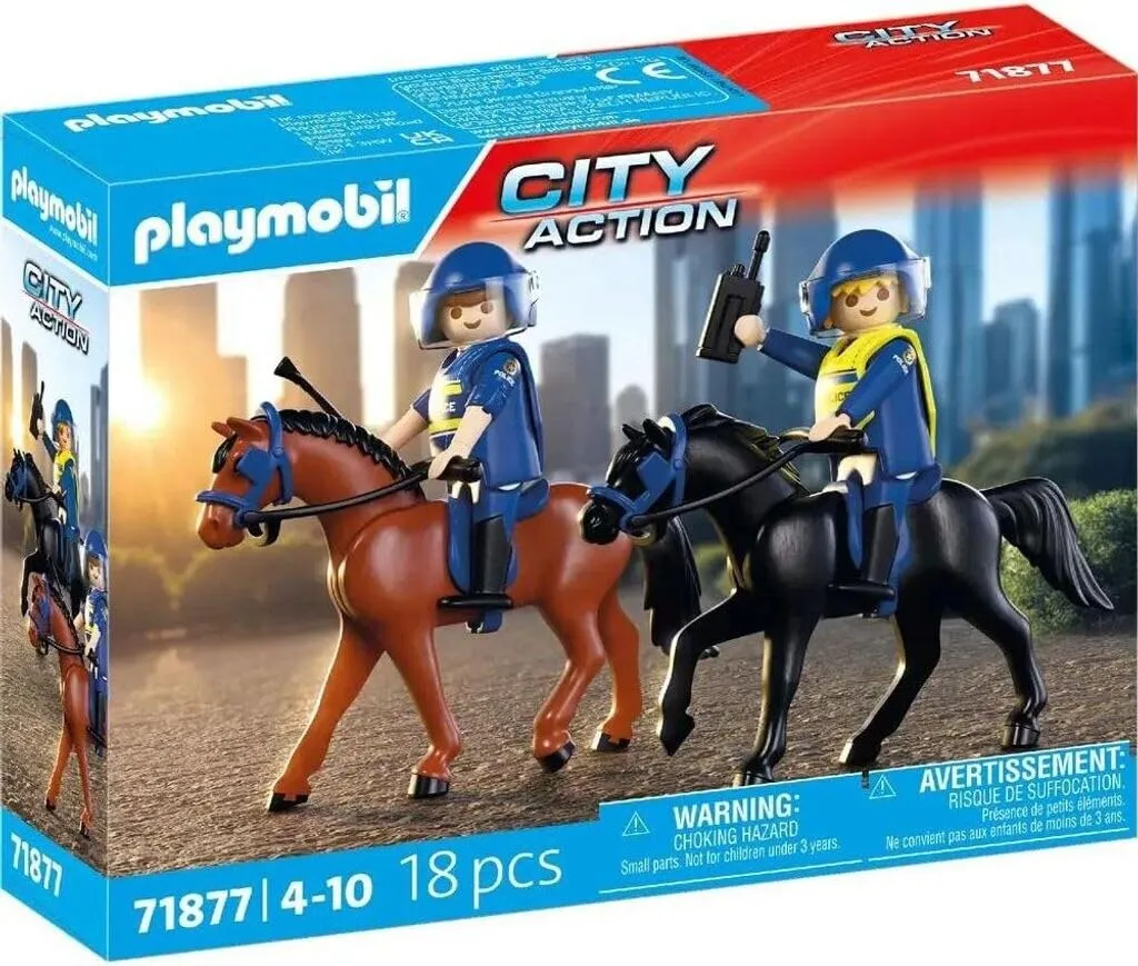 PLAYMOBIL Squadra di equitazione della polizia