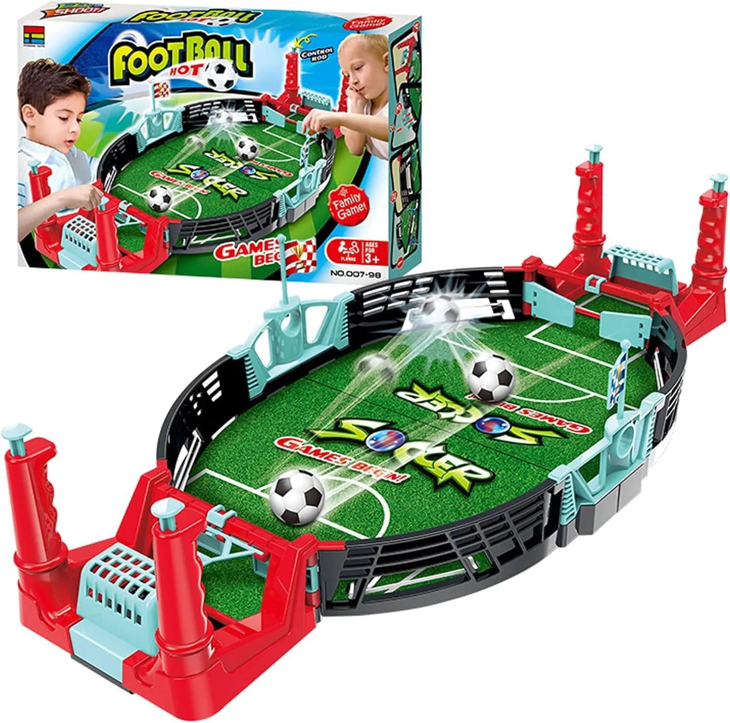 Classico gioco di puzzle di calcio per bambini CHUNLINLAODA-Gioco di calcio balilla per bambini Mini Gioc di Calcio per Bambini Gioco di famiglia Regalo di compleanno per bambin