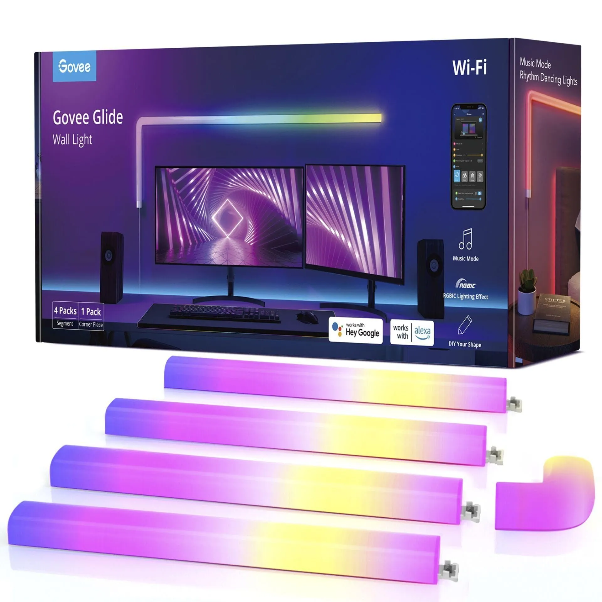 GOVEE - Glide Wall Light (4+1)