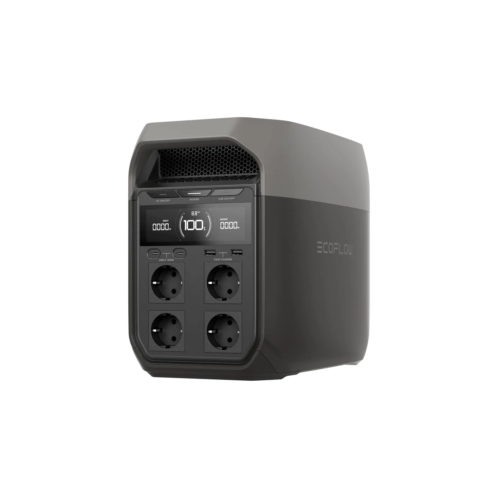 EcoFlow Centrale elettrica portatile DELTA 3,1024Wh generatore solare,batteria LFP,ricarica rapida 0-70% in 30 min, espandibile fino a 5kWh,generatore con UPS per casa,campeggio