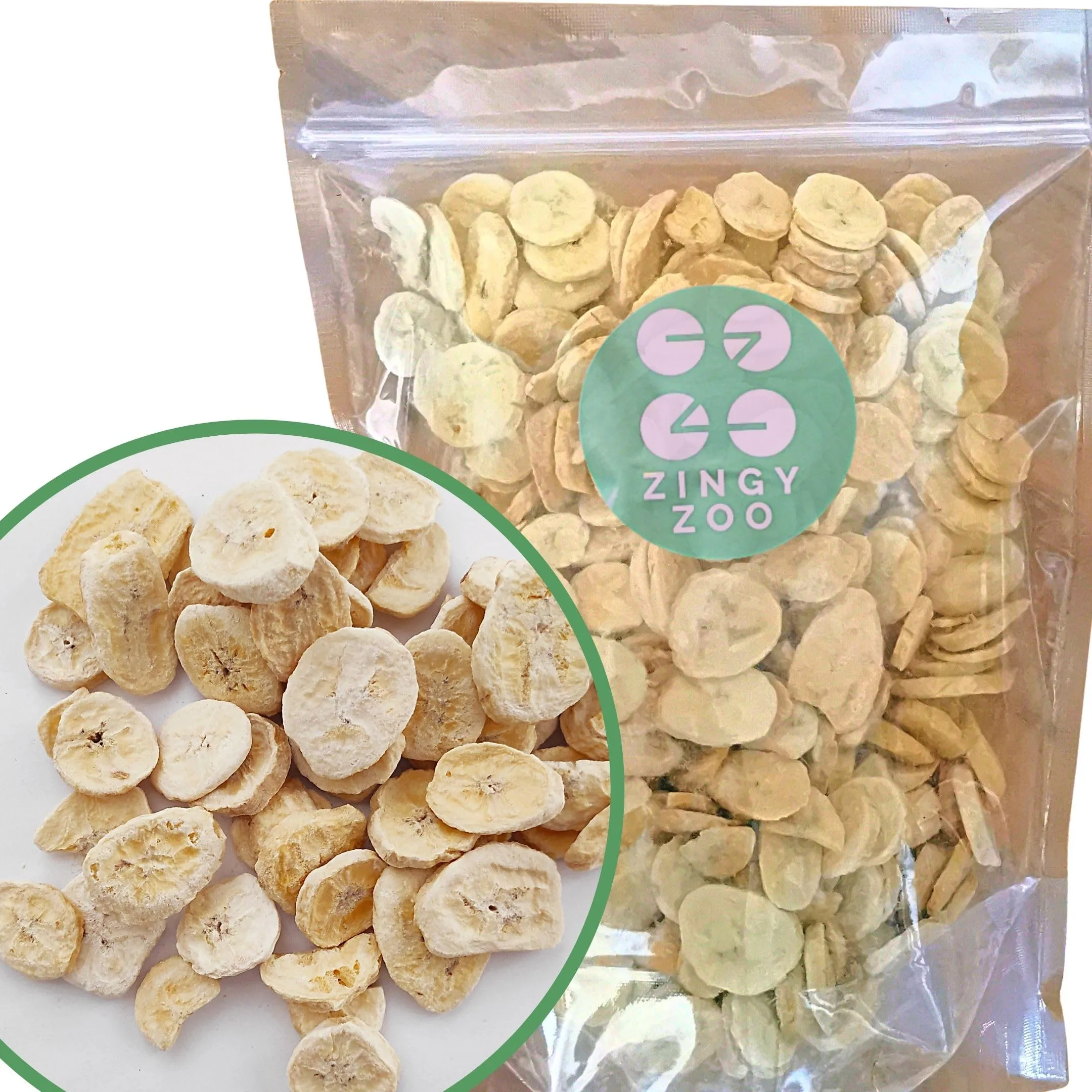 Frutta Liofilizzata Banane Essiccate | XL 350g Banana Disidratata | Banane Secche Banana Secca Puro Gusto di Frutta Fresca | Sapore di Banane Fresche for Banana Polvere Freeze Dried Fruit Banana Chips