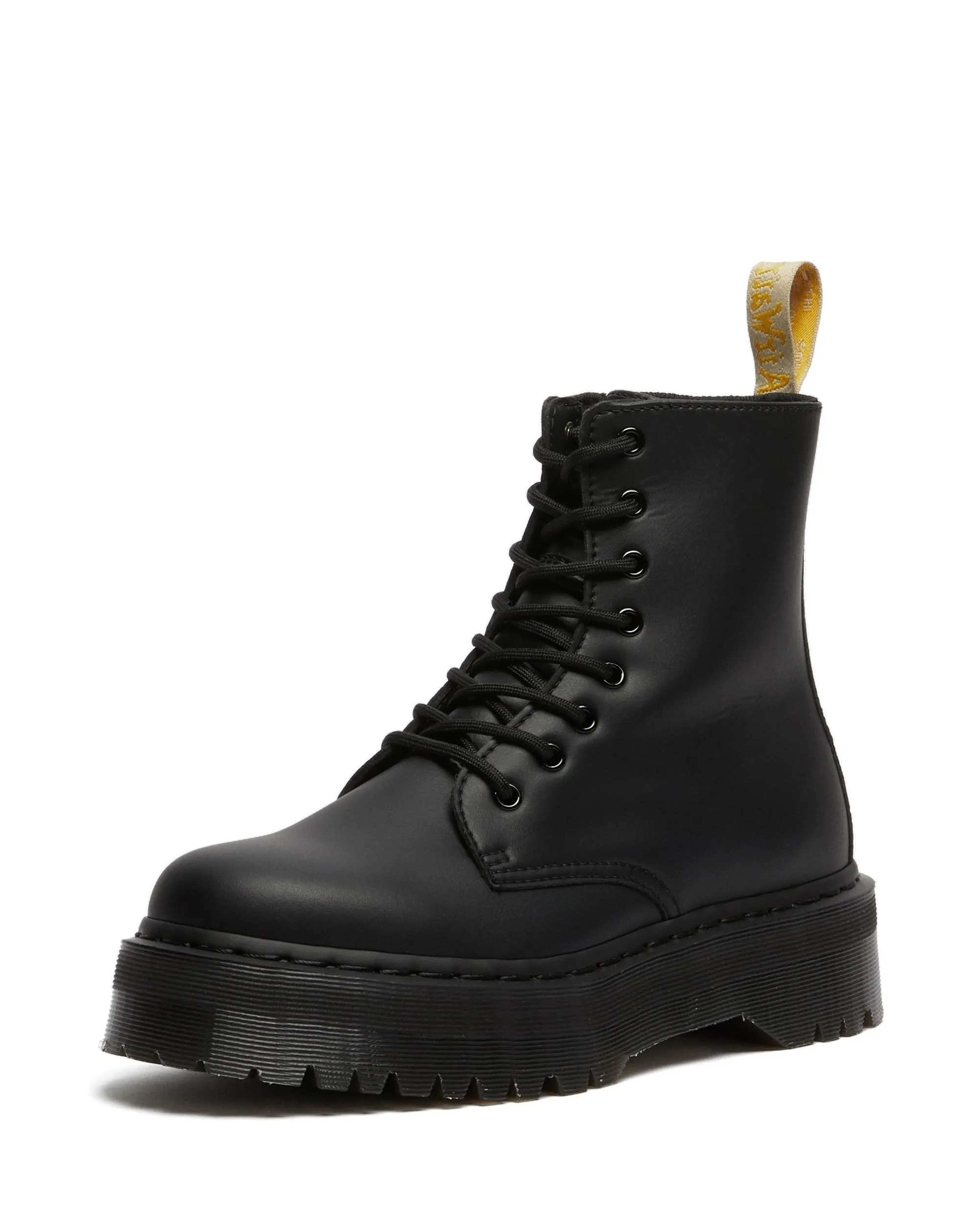 DR. MARTENS V Jadon II Mono 8 Eye Boot, Anfibi Unisex-Adulto, Black, 36 EU