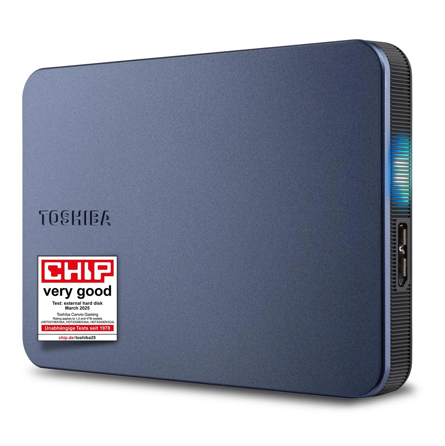 Toshiba Canvio Gaming HDTX210EK3AA - Hard disk esterno portatile, USB 3.2, 1 TB, per Play Station e Xbox, colore: nero