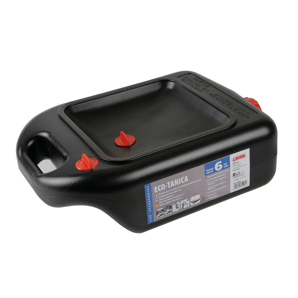 Lampa 65906 Eco tanica - Tanica Cambio Olio per Raccolta Olio esausto Auto e Moto 6 Litri