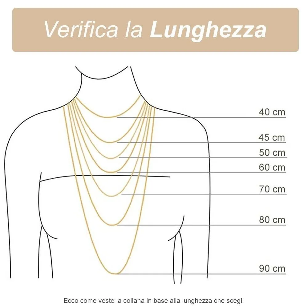 Collana Donna Cuore Rosso Bombato Argento 925 Placcato Oro Giallo Dorato Idea Regalo Ragazza Anniversario Amore