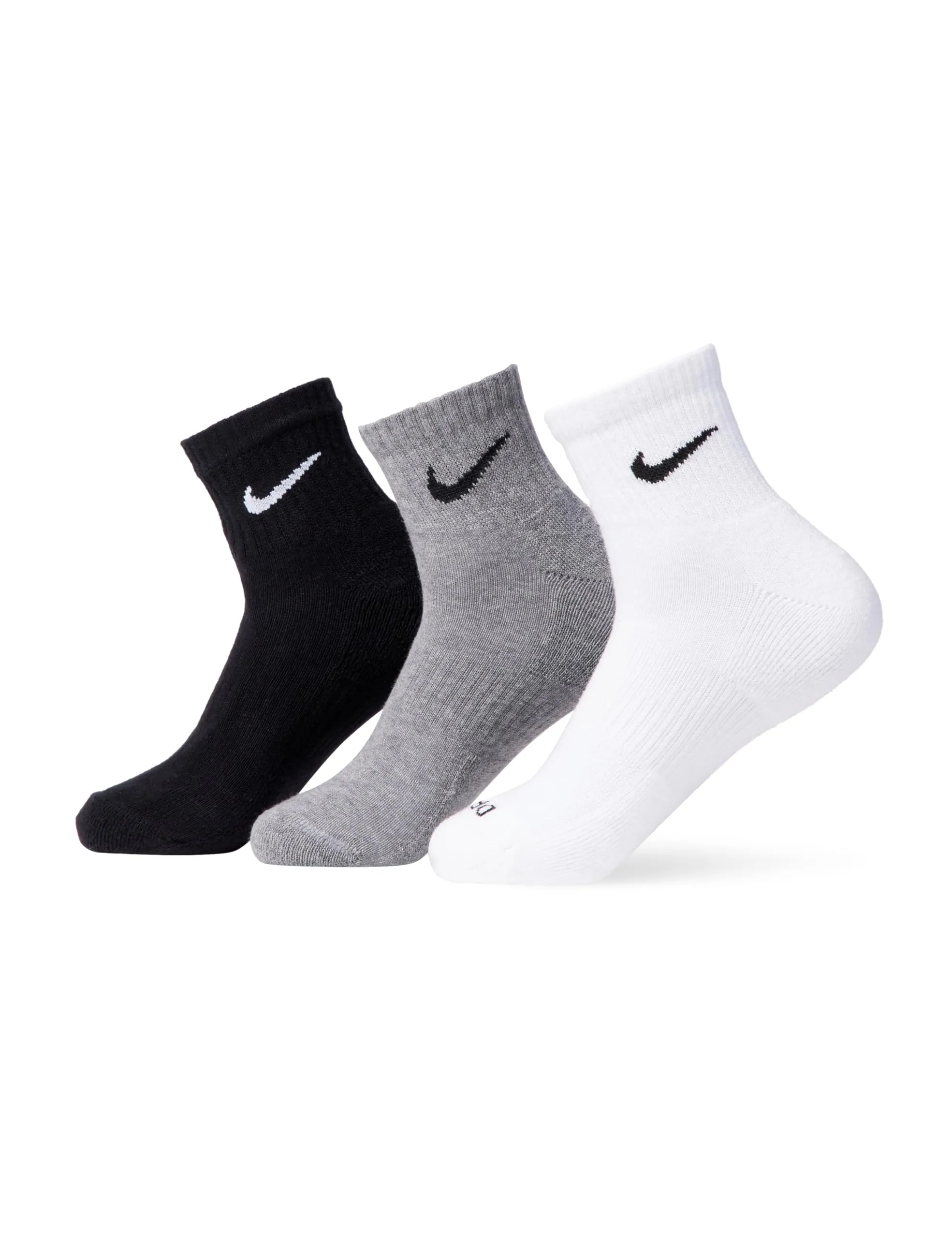 Nike Unisex Everyday Csh Ankl 3Pr Calzini Multi-Color S