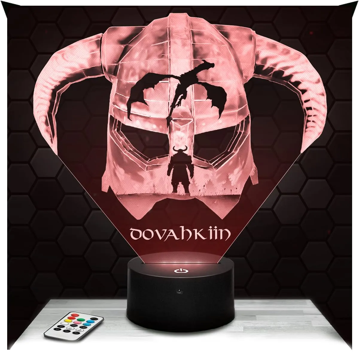 Lampephoto.fr Lampada da comodino, Luce notturna tattile videogioco - Lampada illusione 3D LED, idea regalo di Natale per ragazzi e ragazze Lampada da notte per bambini o adulti TOP