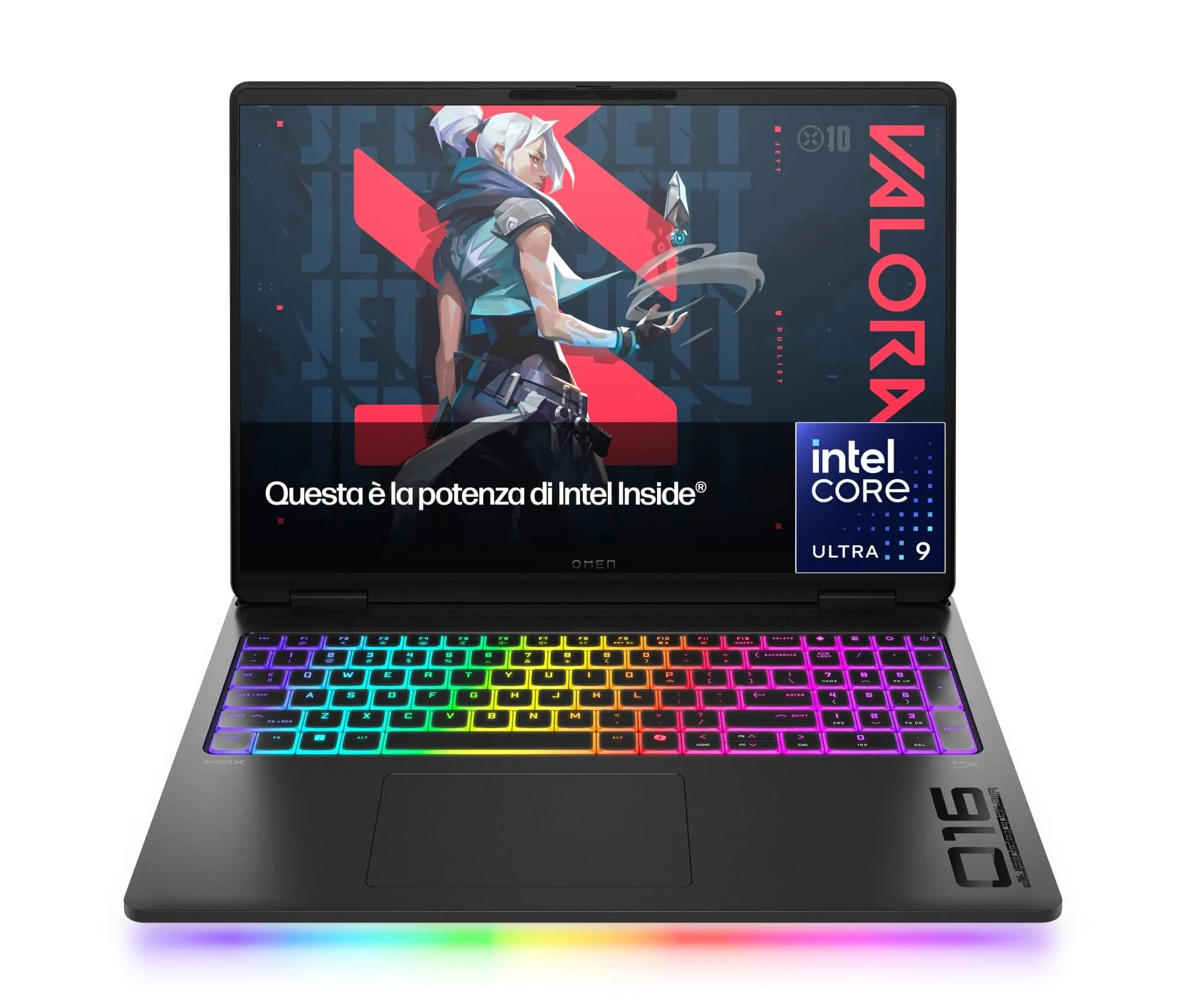 HP OMEN MAX 16-ah0001sl, Notebook, Intel Ultra 9-275HX, 32GB RAM, 1TB SSD, Display 16' 2K 240Hz, Antiriflesso, NVIDIA RTX 5080 16GB, TNR Privacy Cam, 3 Mesi di PC Game Pass Inclusi, Windows 11, Nero