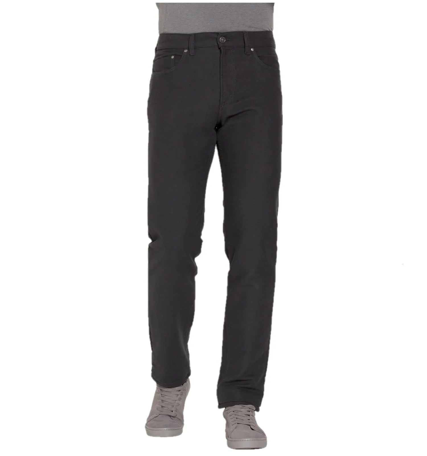 Pantalone Uomo 5 Tasche Carrera Regolare in Fustagno Pesante MOD. 700 1065-A Vita e Fianchi Regolari Gamba Comoda (54, Grigio)