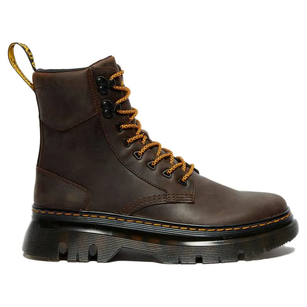 Dr. Martens 8 Tie Boot, Stivaletti Unisex-Adulto, Black Wyoming, 44 EU