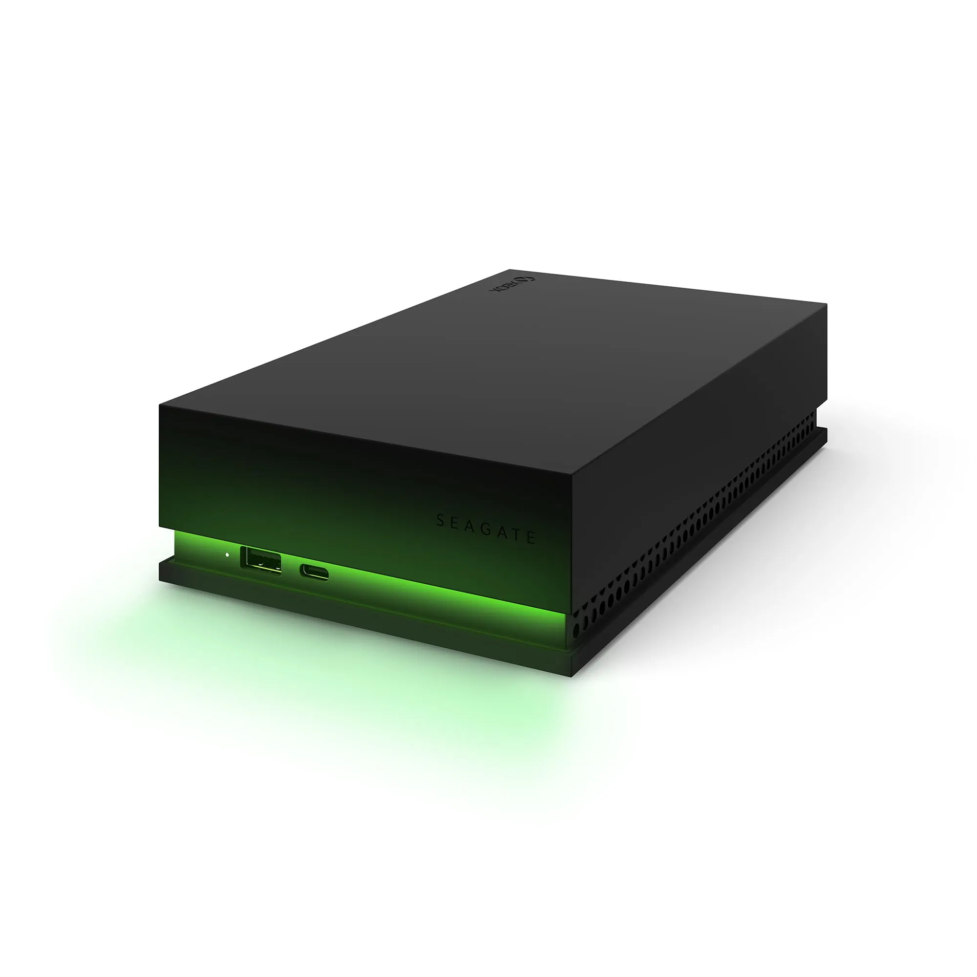 Seagate Game Drive Hub, 8TB, Unità disco esterna desktop, USB 3.2 Gen 1, due porte USB-C e USB-A, certificazione Xbox, con illuminazione LED RGB e 3 anni Rescue Services (STKW8000402)