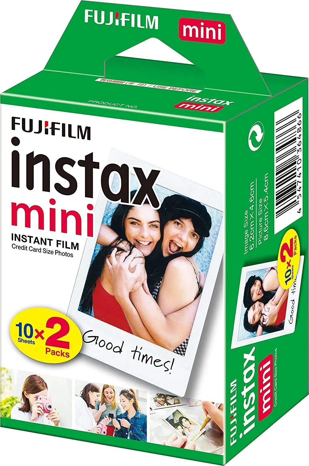 Fuji, Instaxminifilm, Instax Mini Film 20 Pack, White