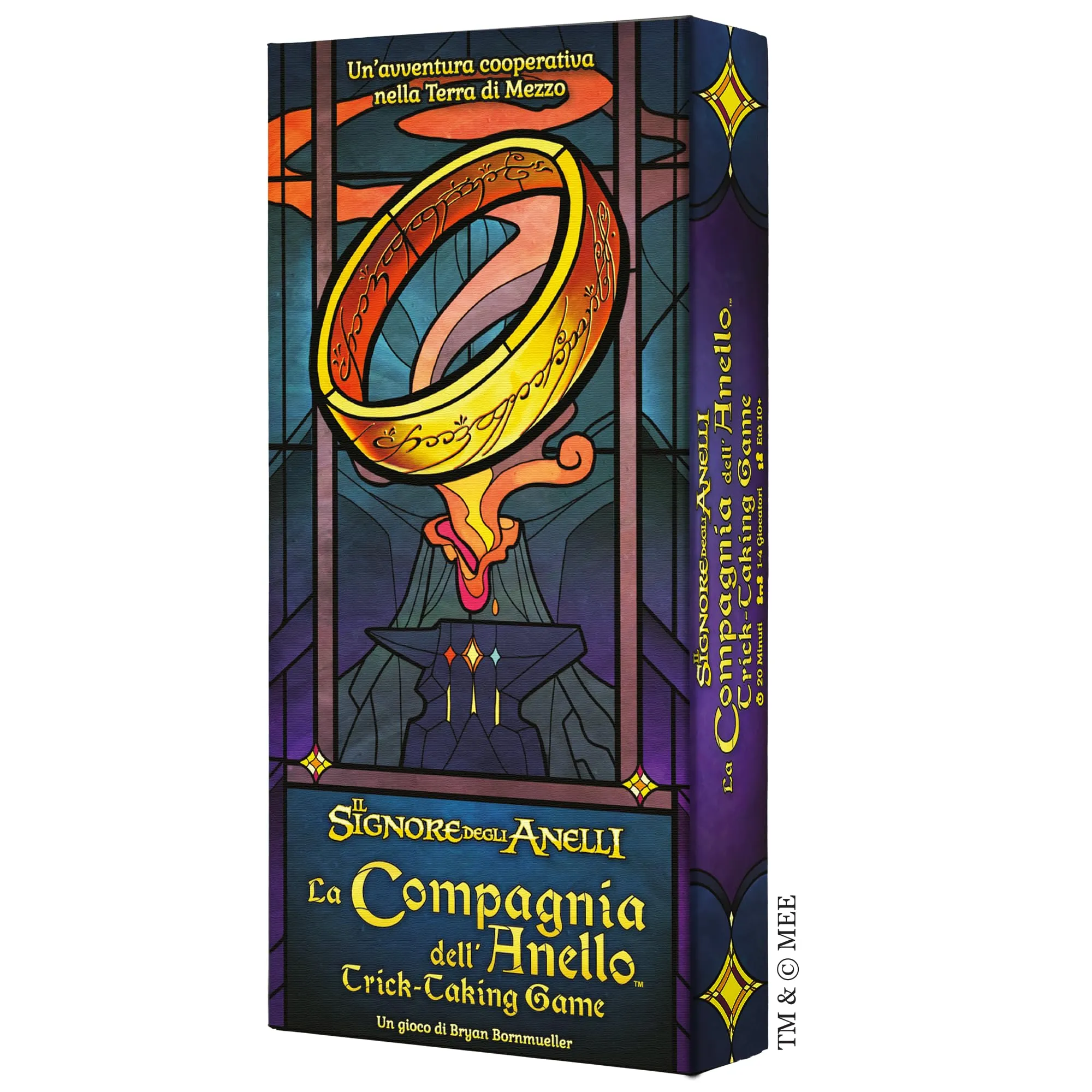 Asmodee La Compagnia dell'Anello: Trick Taking Game, Gioco da Tavolo, 1-4 Giocatori, 12+ Anni, Edizione in Italiano