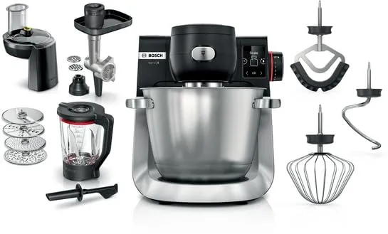 Bosch MUMS6ZS38, Robot da cucina multifunzione Serie 6, Inox/black