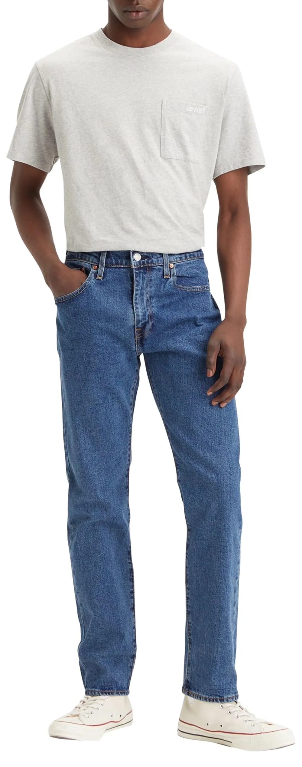 Levi's 502 Taper, Jeans Uomo, Stonewash Stretch, 30W / 30L
