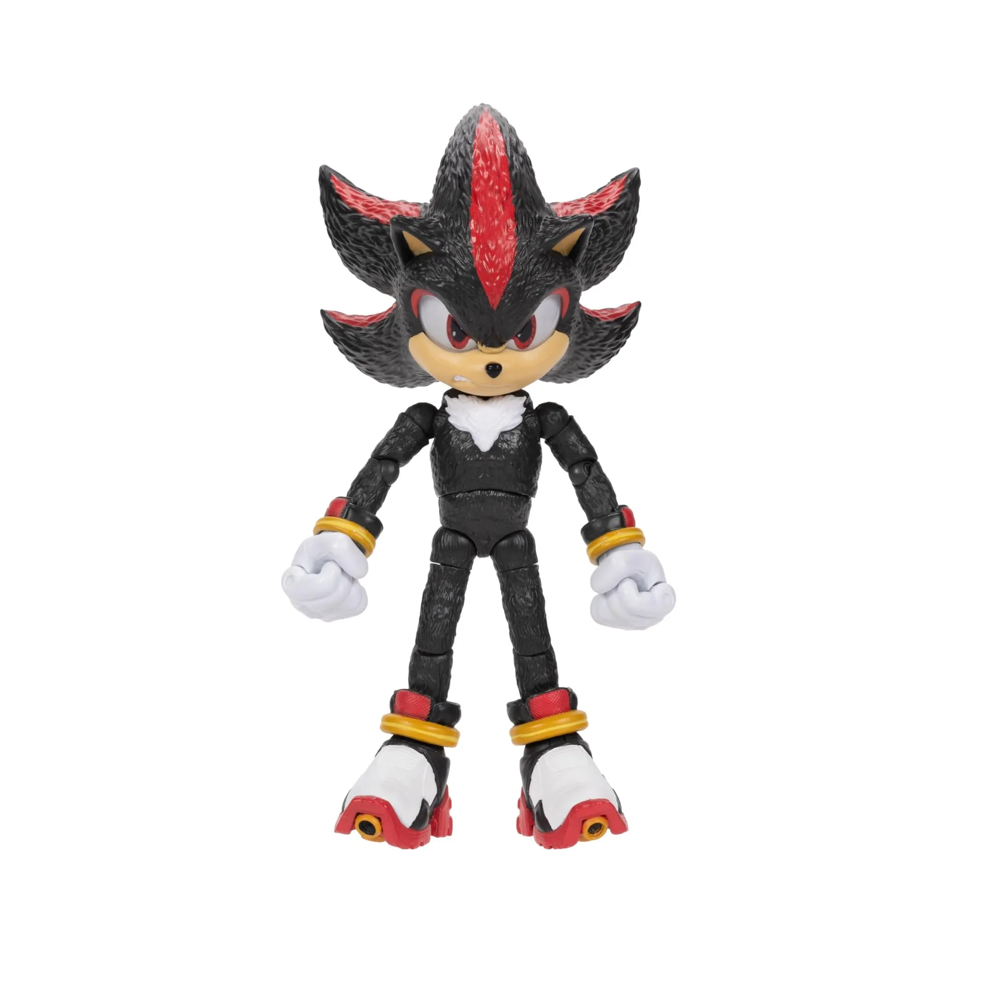 Sonic 3 Movie - Action Figure di Shadow 13 cm Wave 2 - Personaggio Articolato con 22 Punti di articolazione - Ispirato al Film di Sonic 3 - Perfetto per Collezionisti e Appassionati