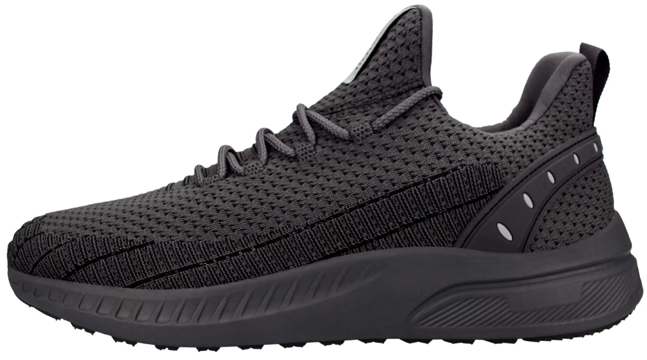 Feethit Sneakers Uomo Scarpe da Running Corsa Uomo Respirabile Mesh Palestra Scarpe da Lavoro Comode Leggere Grigio Scuro 43