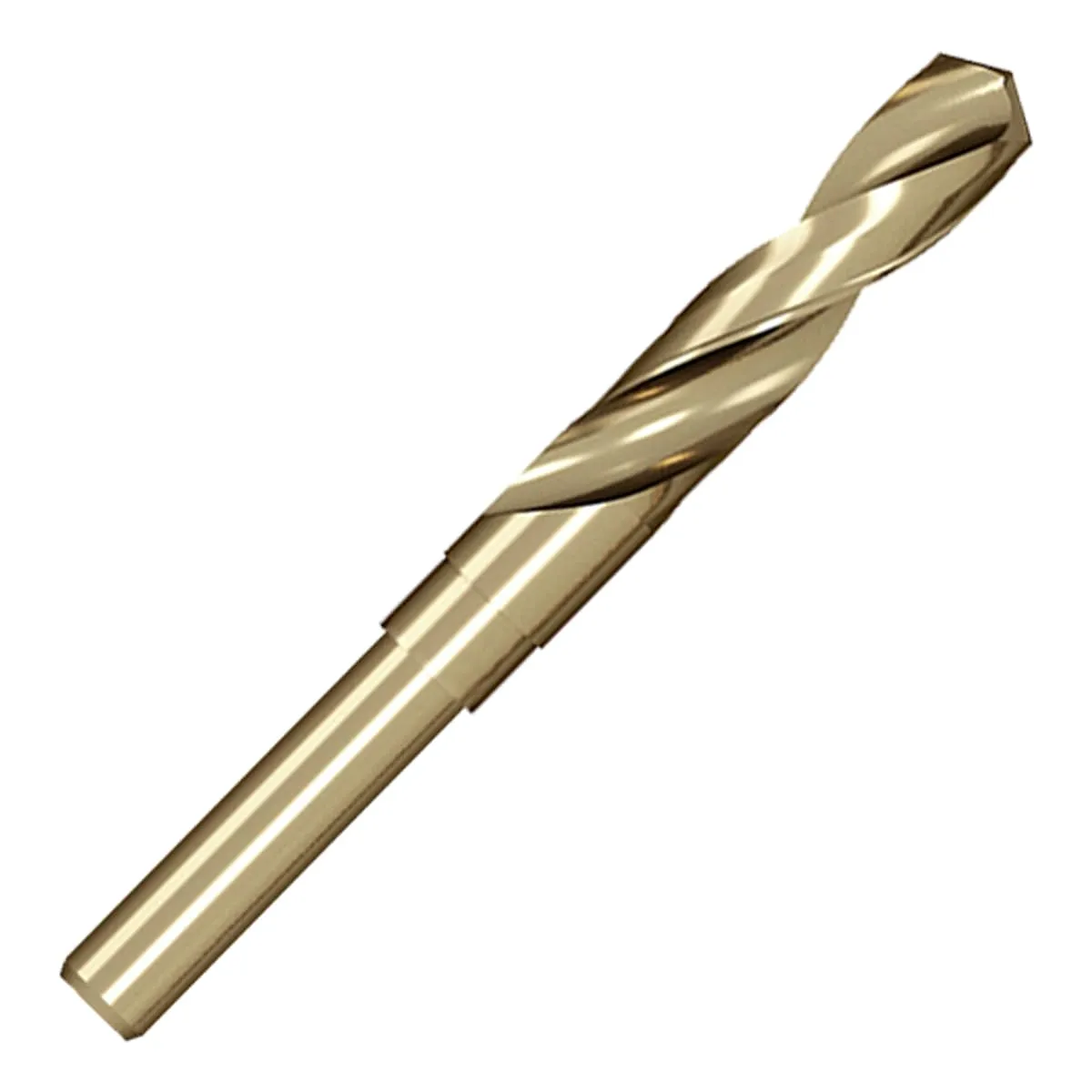 Meccion HSS-Co Punta per Metallo, Punta da Trapano a Torsione con 15mm Diametro Gambo per Metallo, Acciaio Inox, Alluminio, Non Ferrosi Ecc.