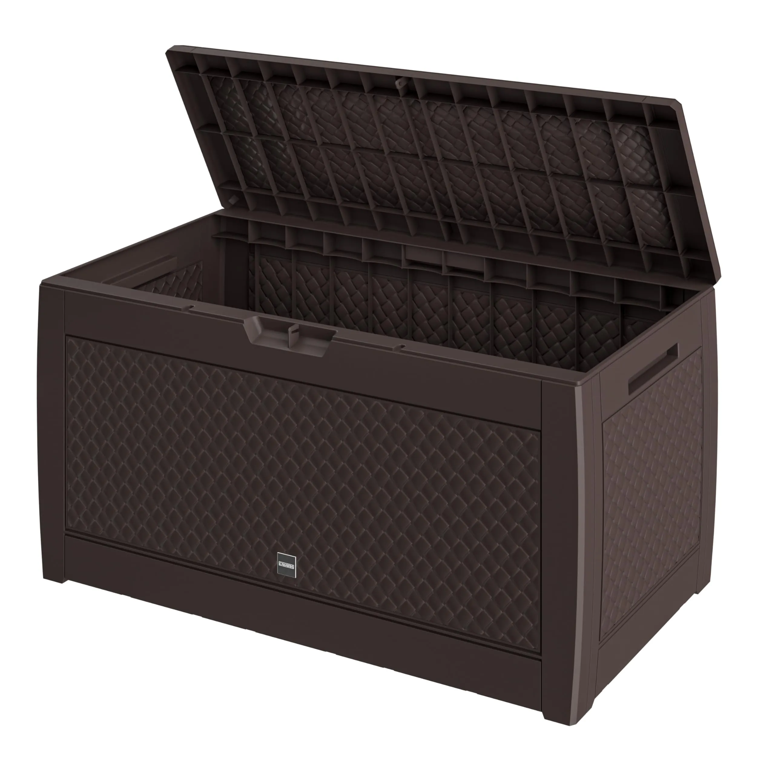 Casaria® Baule da Giardino 310L Box Portacuscini 119x48x60cm 4 Rotelle Multibox 3 Maniglie Contenitore Richiudibile