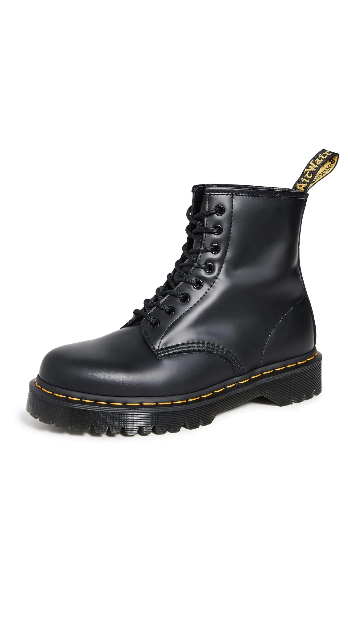 Dr. Martens 1460 Bex, Anfibi Uomo, Black Smooth, 41 EU
