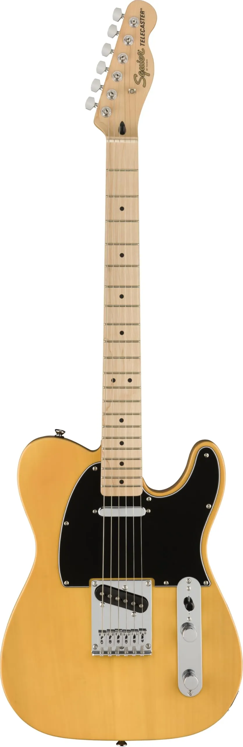 Squier by Fender Affinity Series Telecaster, Chitarra Elettrica, Tastiera in Acero, Butterscotch Biondo, Include lezioni virtuali gratuite su Fender Play
