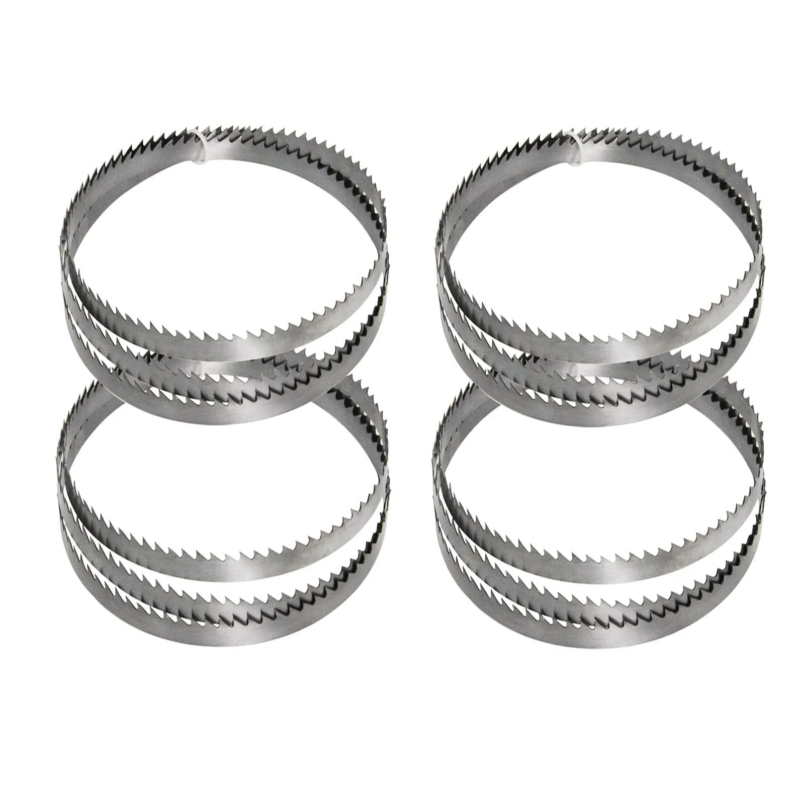 Sankuai Set di 4 Lame per Sega A Nastro SK5, 1400mm x 6,35mm x 0,35mm per Sega A Nastro BS200A 8" (Taglia : 10 TPI)