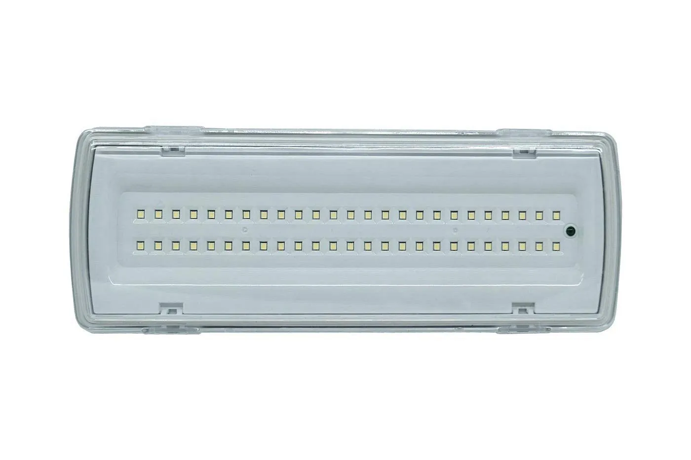 TEMPO DI SALDI Lampada di Emergenza con 50 Led Completa di Incasso + Batteria Luce Bianca 4 W