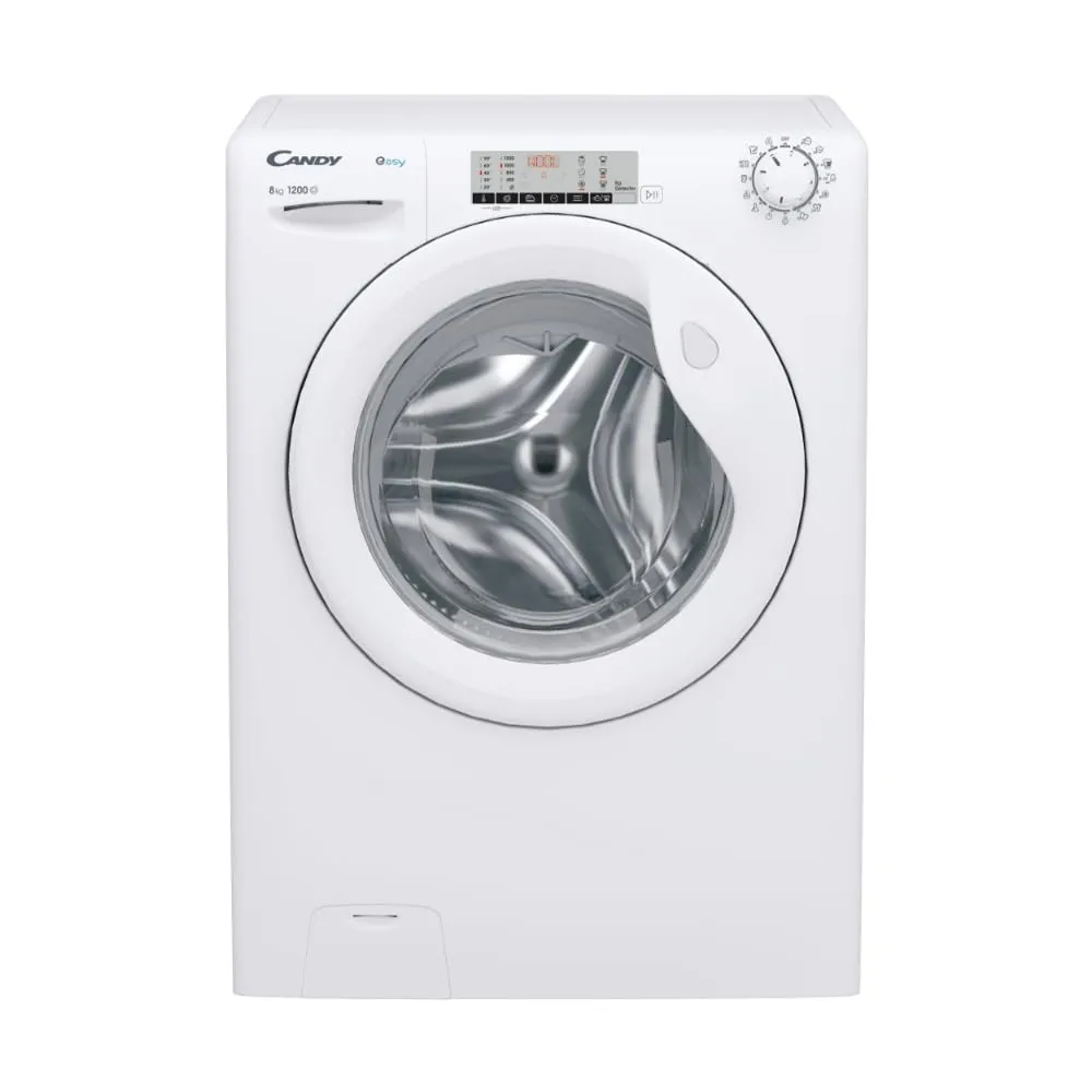 Candy EY284DWM5/1-S - Lavatrice da 8 Kg, Caricamento frontale, 1200 giri, Classe energetica A
