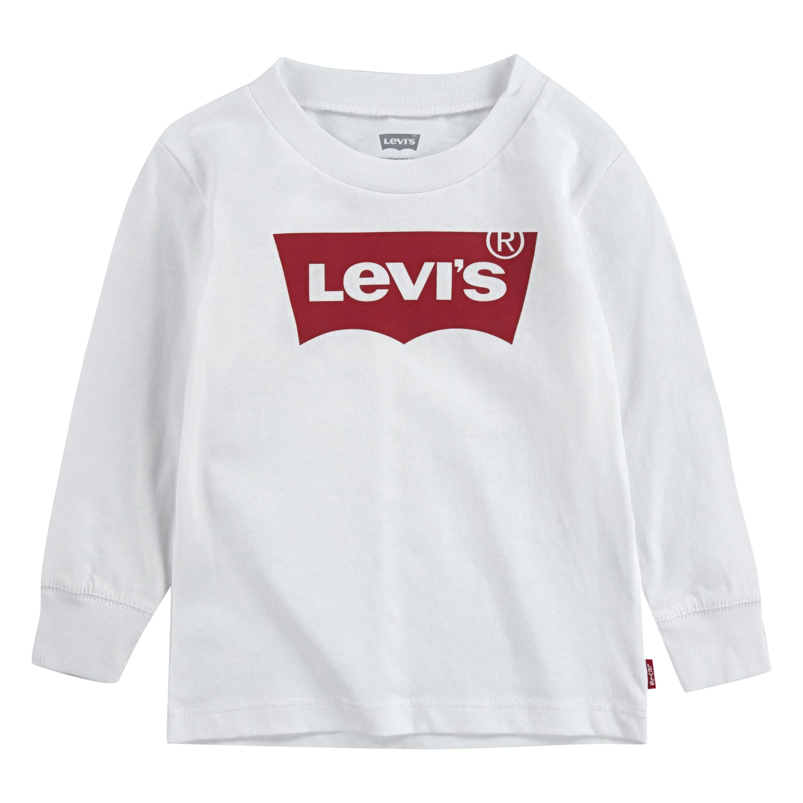 Levi's Lvb L/S Batwing Tee 6e8646, Maglietta a manica lunga Bambini e ragazzi, Bianco, 3 anni