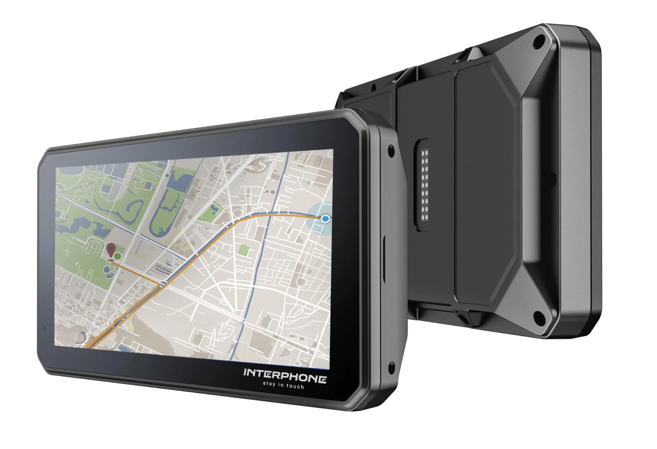 INTERPHONE SYNC55B, Smart Display per moto BMW, Schermo moto Wi-Fi e Bluetooth da 5,5" per utilizzo Carplay Apple e Android Auto, compatibile con supporto navigator originale BMW