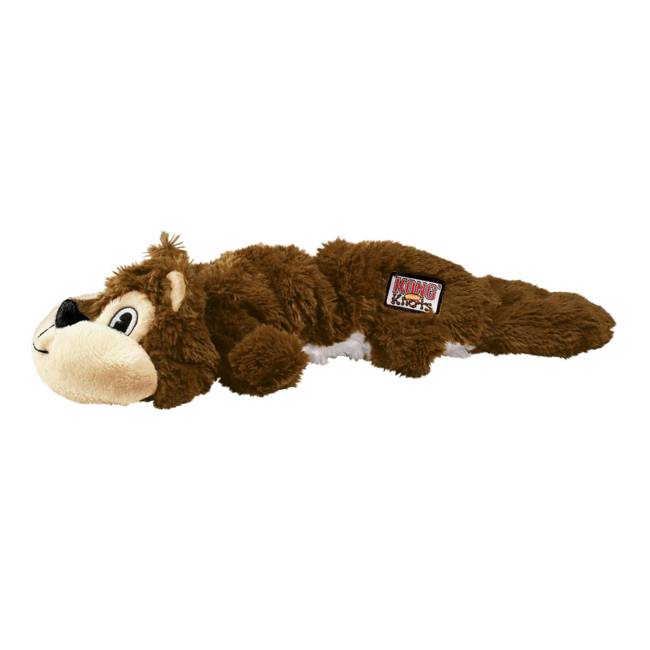 KONG - Scrunch Knots Squirrel - Corde annodate interne, imbottitura minima, meno disordine - M/L
