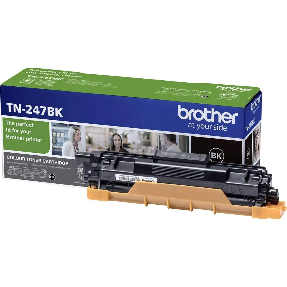 Brother TN247BK | Toner originale | Colore Nero | fino a 3000 pagine | per stampanti DCPL3550CDW/ HLL3210CW/ HLL3230CDW/ HLL3270CDW/ MFCL3730CDN/ MFCL3750CDW/ MFCL3770CDW