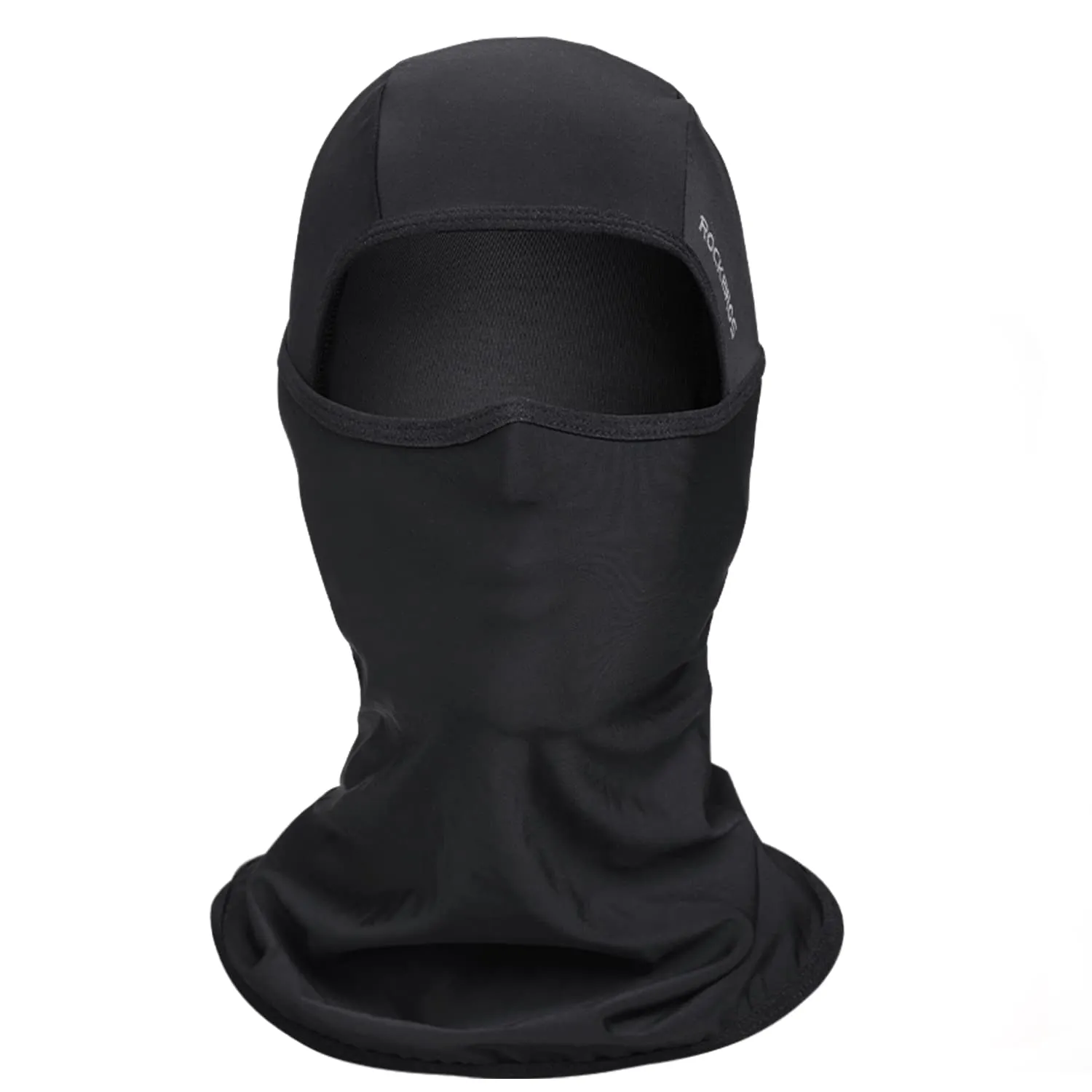 COTOP Passamontagna Estivo,Sottocasco Moto,Traspirante Balaclava Uomo Ski Mask Antivento protettore UV per Moto Bici Ciclismo Sci-Nero con Logo Riflettente