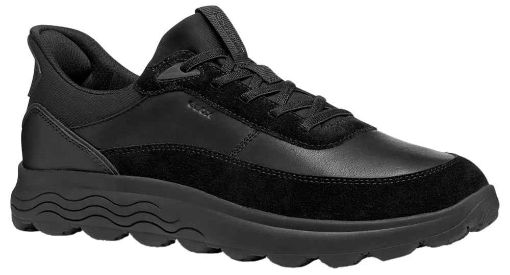 Geox U Spherica Plus A, Scarpe da Ginnastica Uomo, Nero, 43 EU