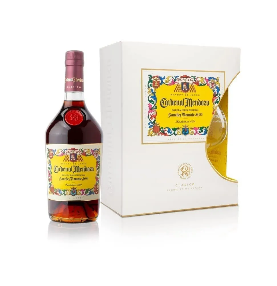 Cardenal Mendoza Box Cardenal Mendoza Solera Gran Reserva + Bicchiere - 700 ml