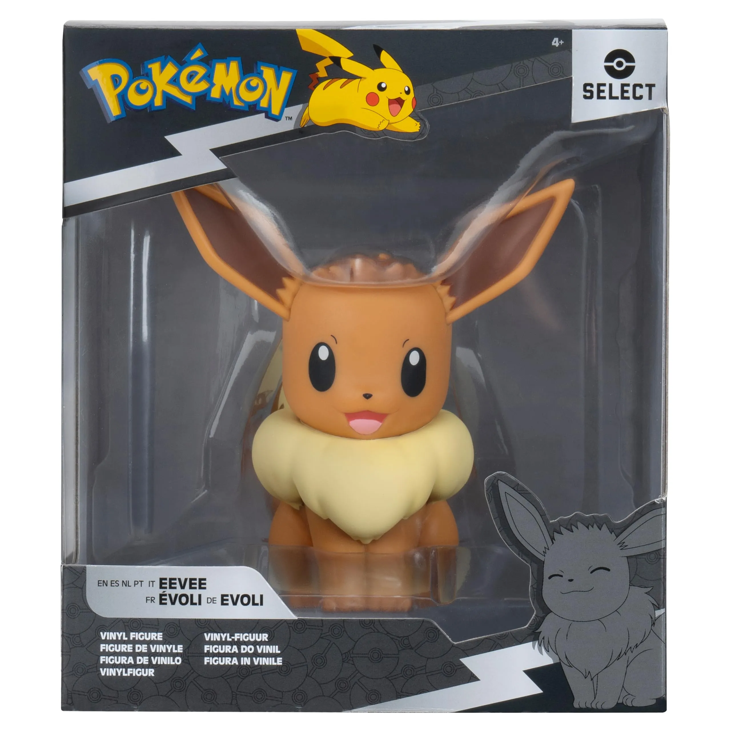 Pokemon Eevee Select Vinyl Figure - Figura in vinile da 10,2 cm